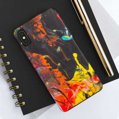 Tough Case-Mate iPhone Case Ft. Abstract Orange