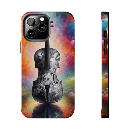 ToughDrop Apple iPhone Case Ft. Greyscale Violin