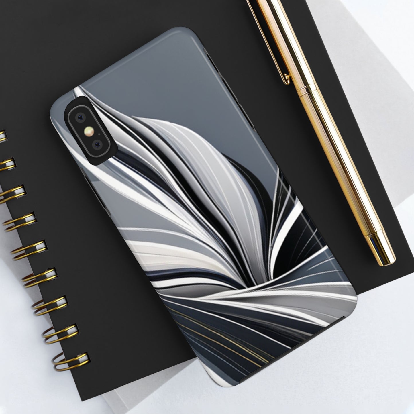 Strong Apple iPhone Cases Ft. Black and White Abstract Sail