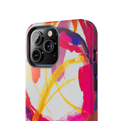 Tough Apple iPhone Cases Ft. Abstract Scarlet