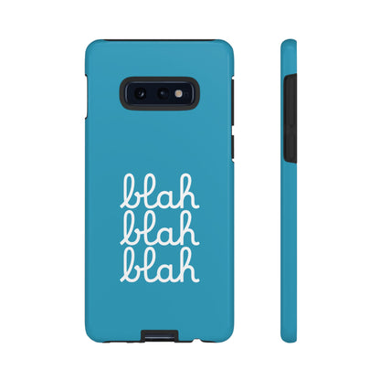 Tough Phone Case Ft. blahblahblah Turquoise