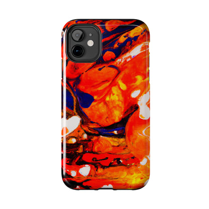 Tough Apple iPhone Cases Ft. Abstract Halloween Pumpkin