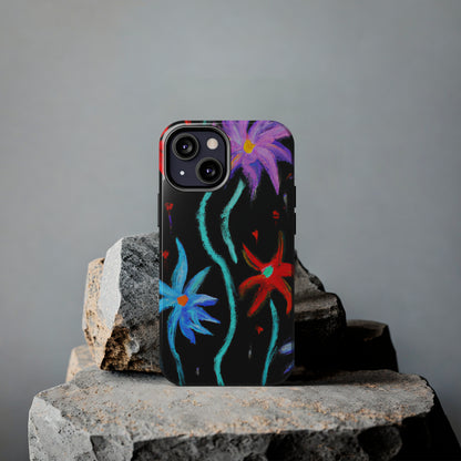 Tough Case-Mate iPhone Case Ft. Abstract Flowers