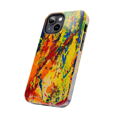 Tough Case-Mate iPhone Case Ft. Abstract Yellow Orange