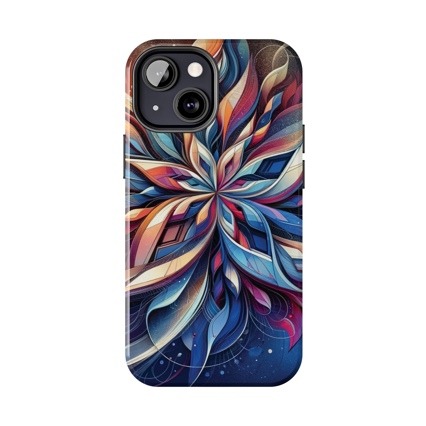 ToughDrop Apple iPhone Case Ft. Abstract Snowflake