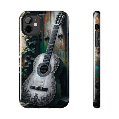 ToughDrop Apple iPhone Case Ft. Greyscale Guitar