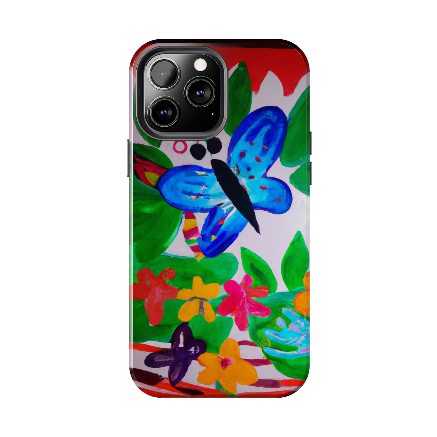 Tough Case-Mate iPhone Case Ft. Watercolor Butterfly