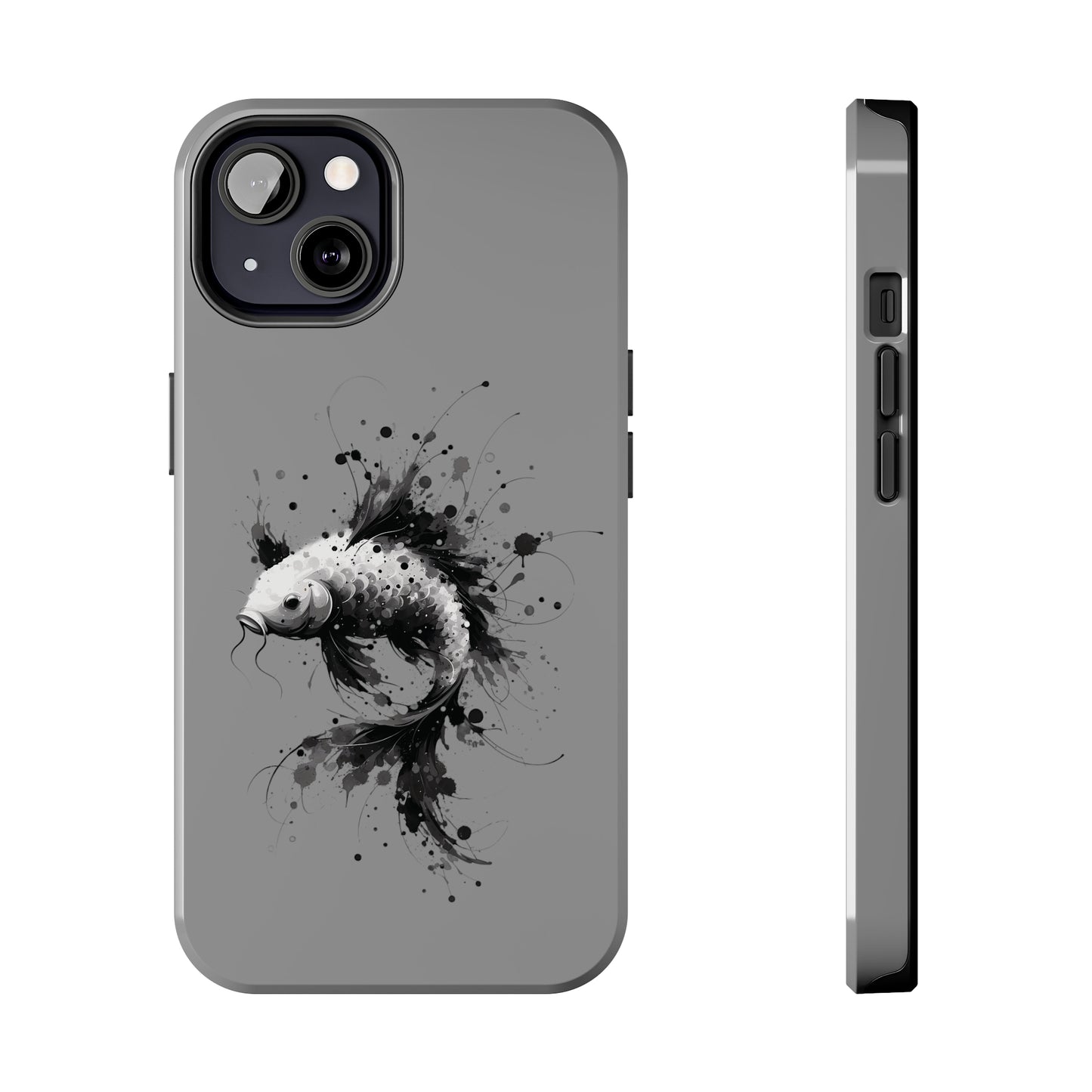 ToughDrop Apple iPhone Case Ft. Ink Blot Koi