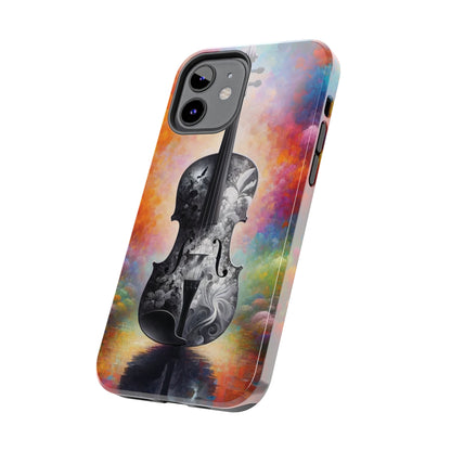 ToughDrop Apple iPhone Case Ft. Greyscale Violin