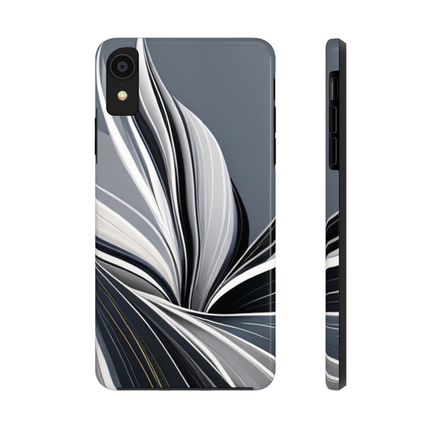 Strong Apple iPhone Cases Ft. Black and White Abstract Sail