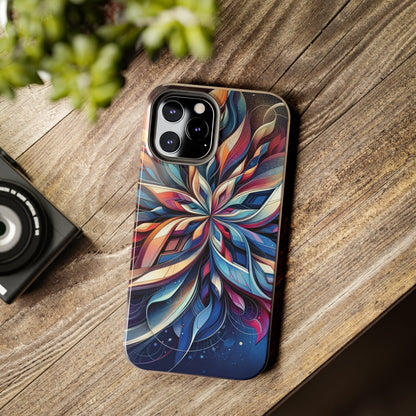 ToughDrop Apple iPhone Case Ft. Abstract Snowflake