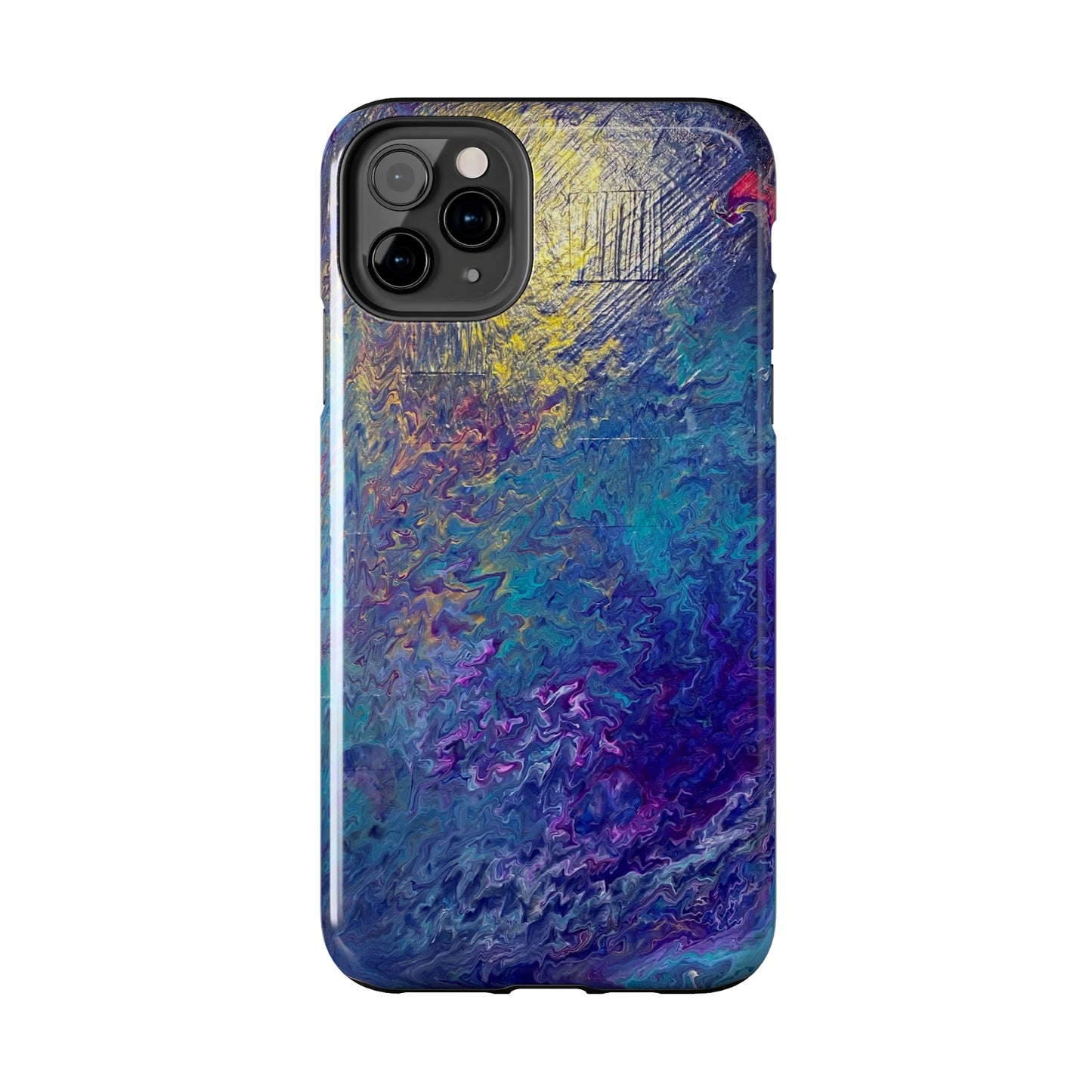 Tough Case-Mate iPhone Cases Ft. Abstract Blue Waterfall