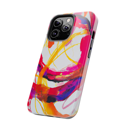 Tough Apple iPhone Cases Ft. Abstract Scarlet