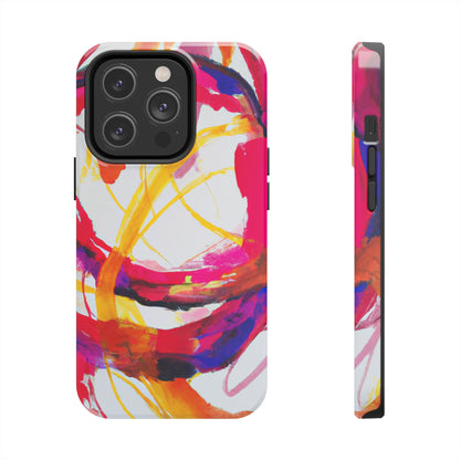 Tough Apple iPhone Cases Ft. Abstract Scarlet