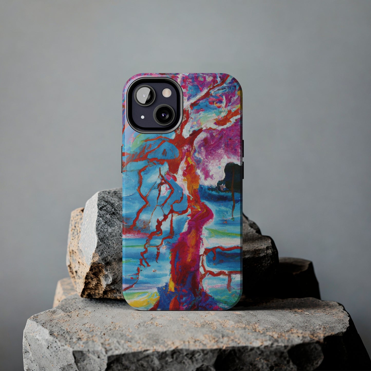Tough Apple iPhone Cases Ft. Abstract Spirit Tree