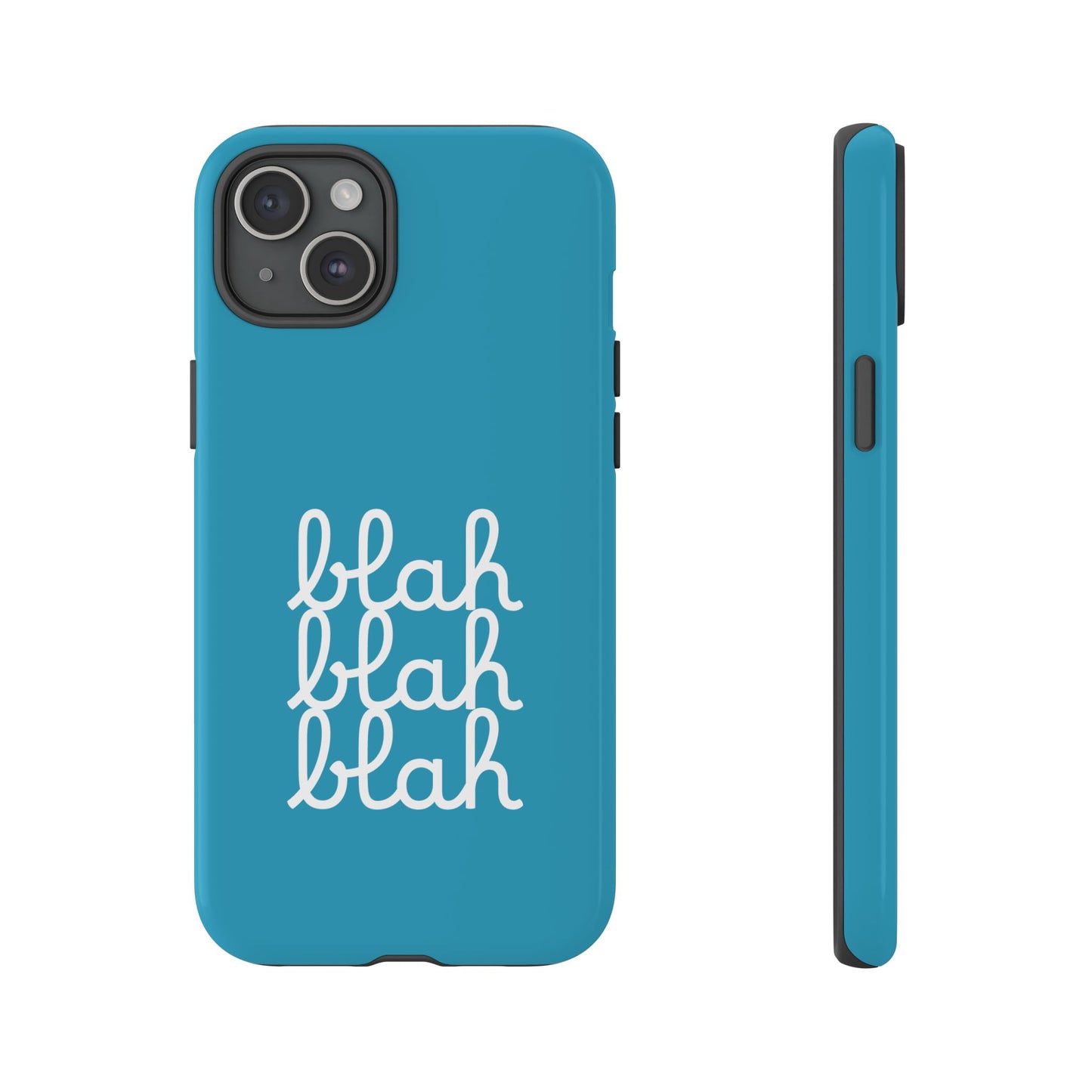 Tough Phone Case Ft. blahblahblah Turquoise