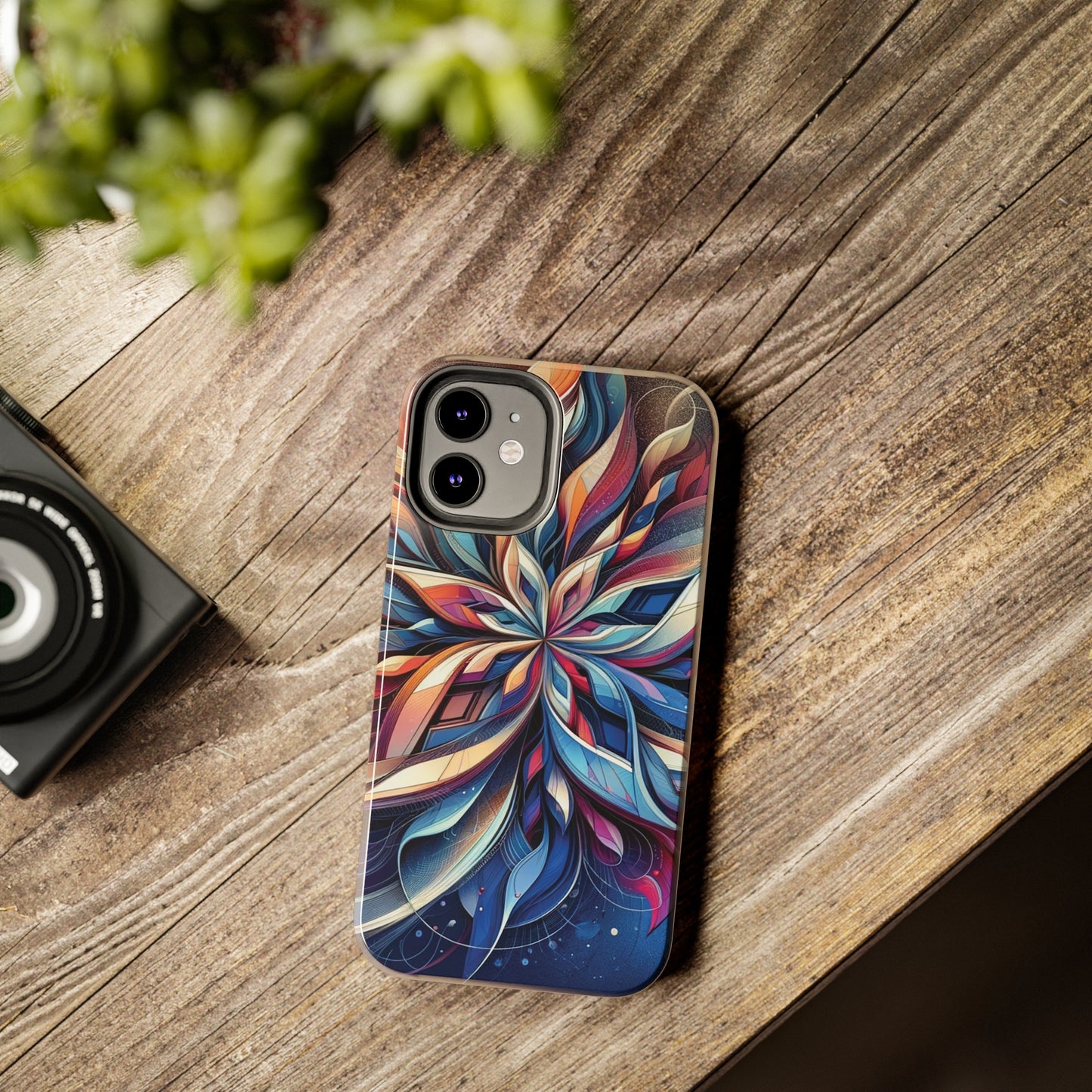 ToughDrop Apple iPhone Case Ft. Abstract Snowflake