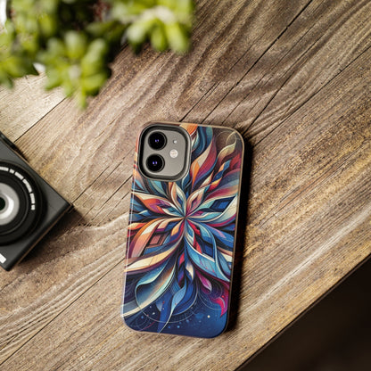 ToughDrop Apple iPhone Case Ft. Abstract Snowflake