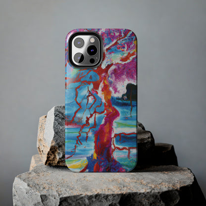 Tough Apple iPhone Cases Ft. Abstract Spirit Tree