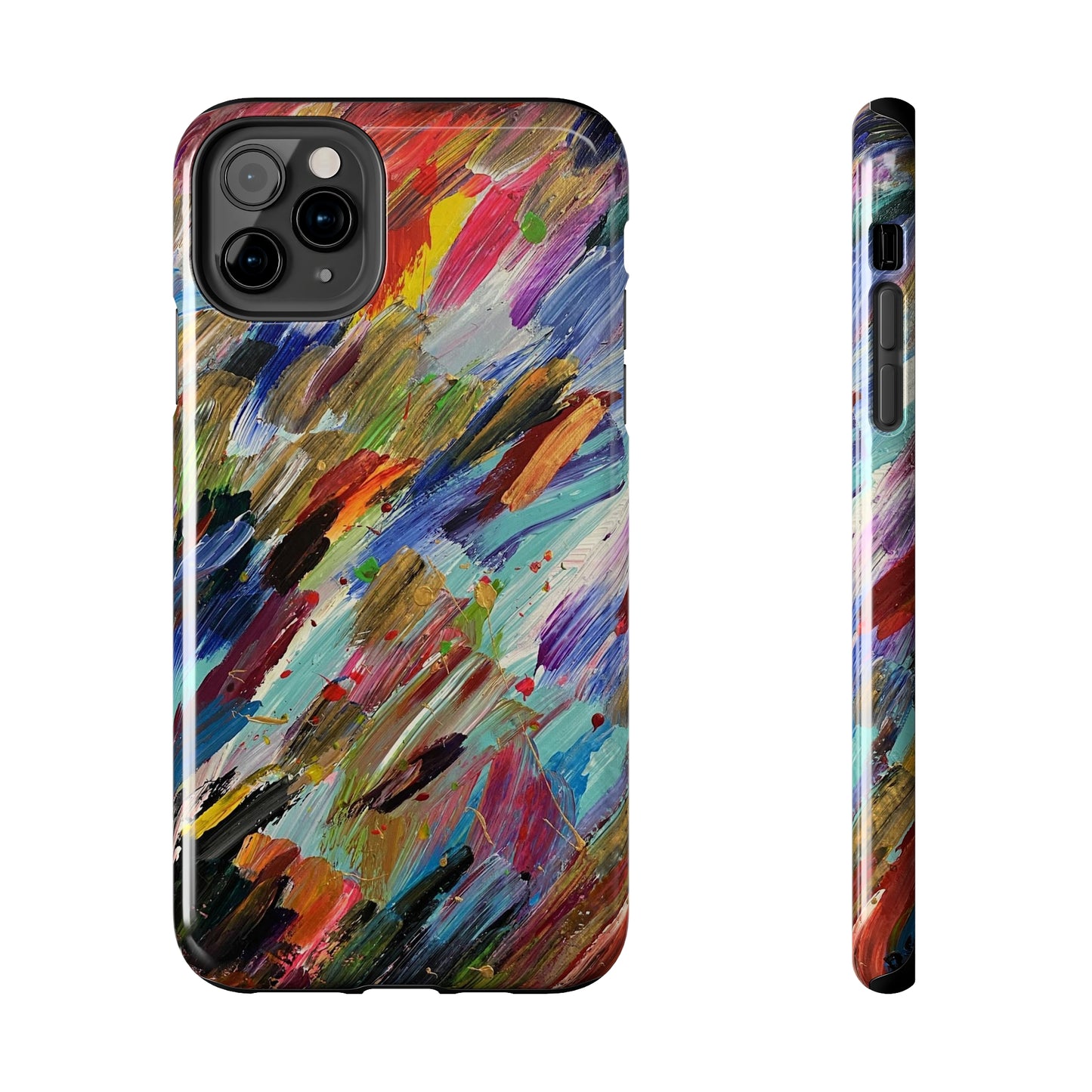 Tough Case-Mate iPhone Case Ft. Abstract Acrylic Feathers