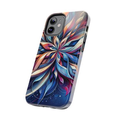 ToughDrop Apple iPhone Case Ft. Abstract Snowflake