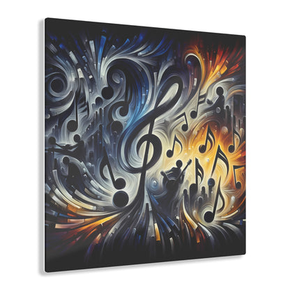 Wall Acrylic: Musical Abstraction