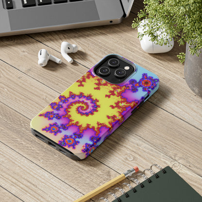 Tough Case-Mate iPhone Case Ft. Tie Dye Fractal