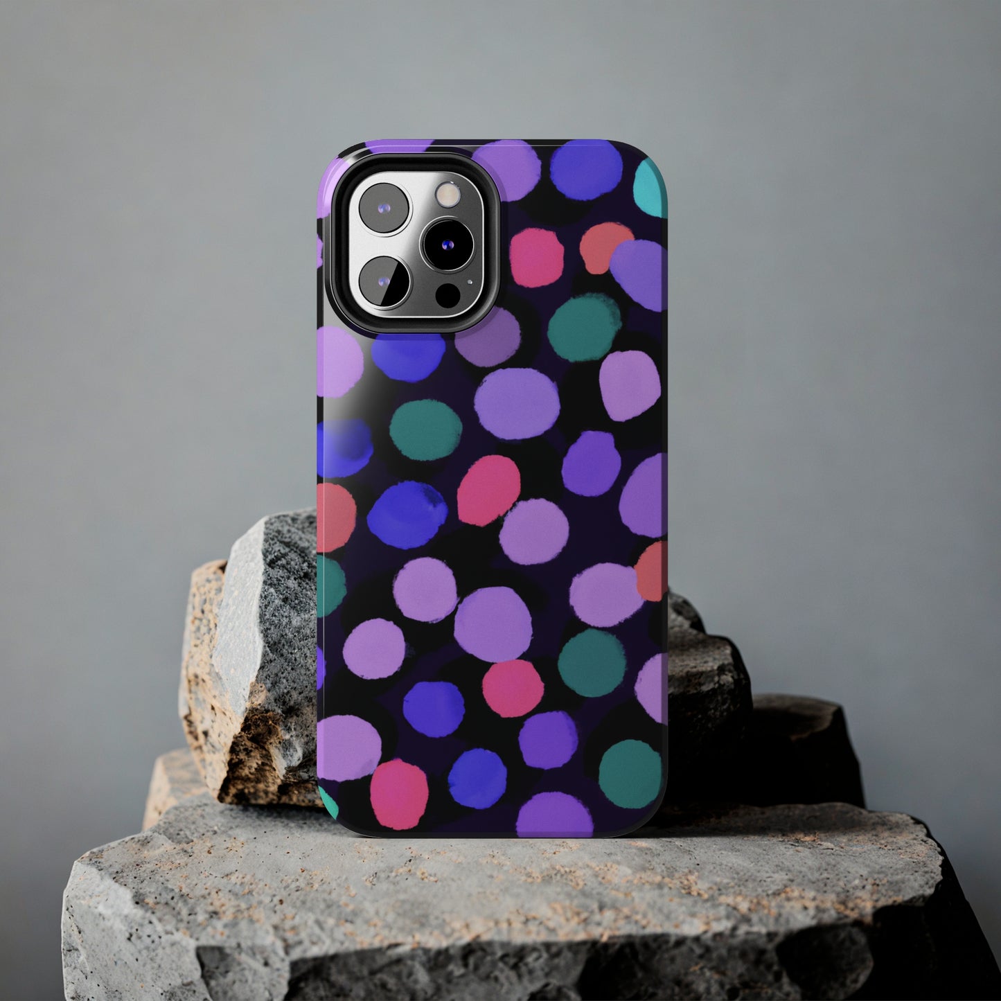 Tough Case-Mate iPhone Case Ft. Purple Dots