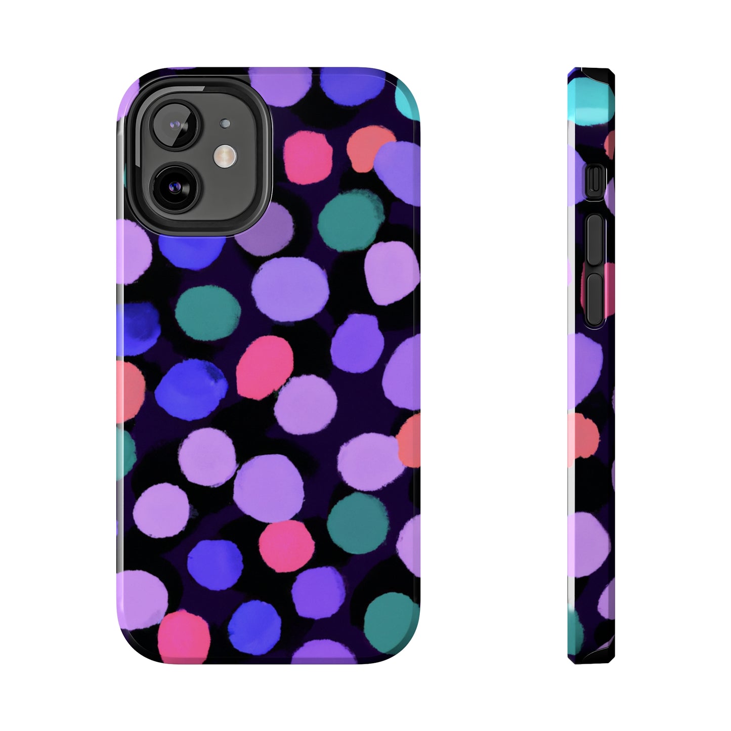 Tough Case-Mate iPhone Case Ft. Purple Dots