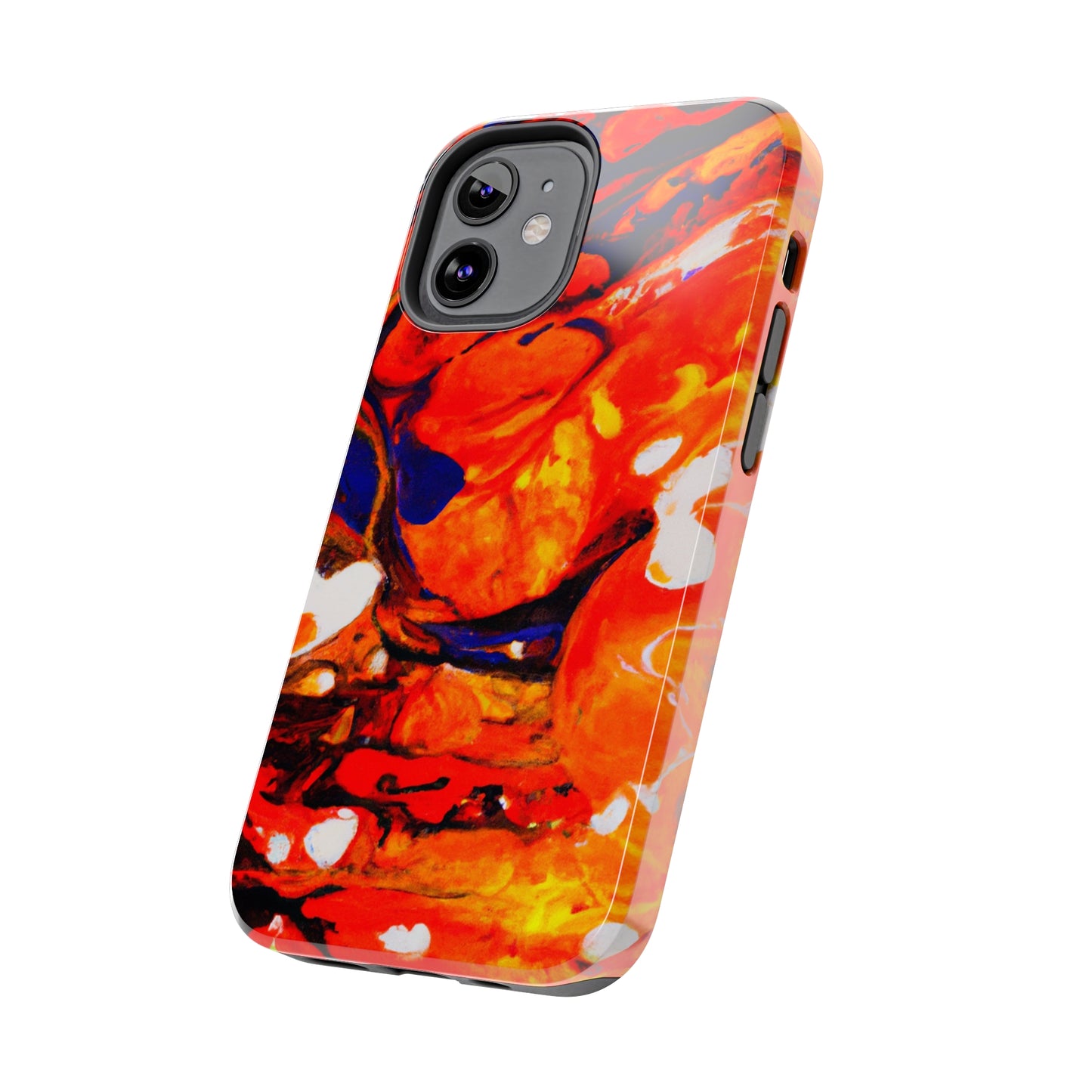 Tough Apple iPhone Cases Ft. Abstract Halloween Pumpkin