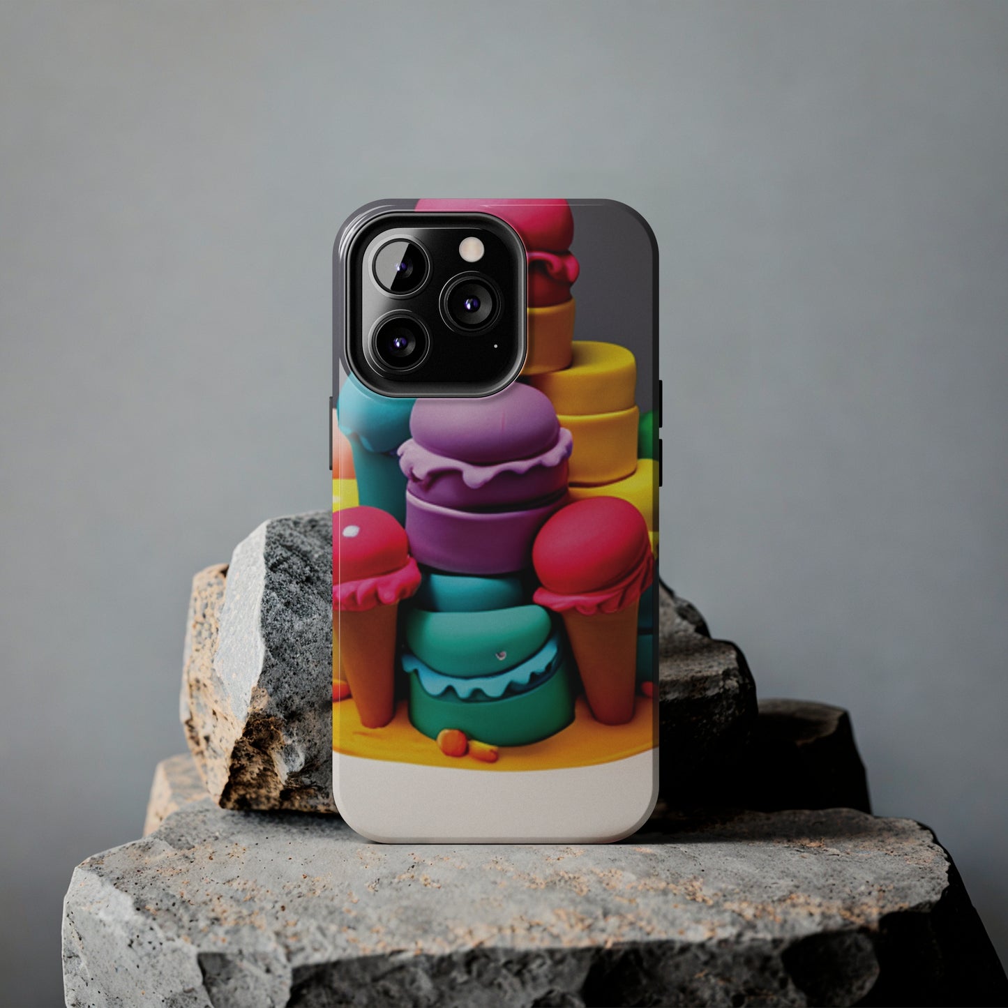 Strong Apple iPhone Case Ft. Silly Clay Ice Cream