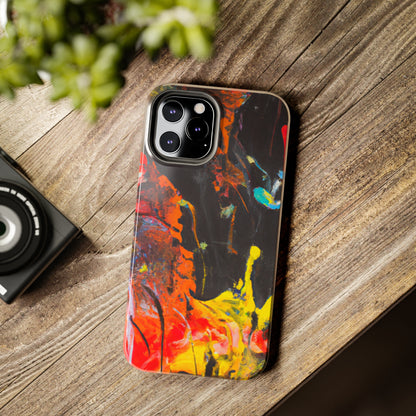 Tough Case-Mate iPhone Case Ft. Abstract Orange