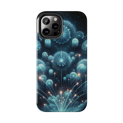 ToughDrop Apple iPhone Case Ft. Blue Dot New Year Fireworks