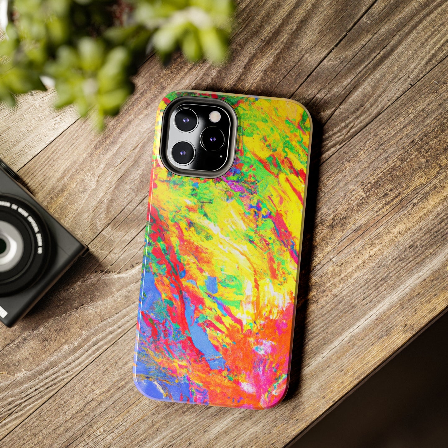 Tough Apple iPhone Cases Ft. Abstract Sherbet