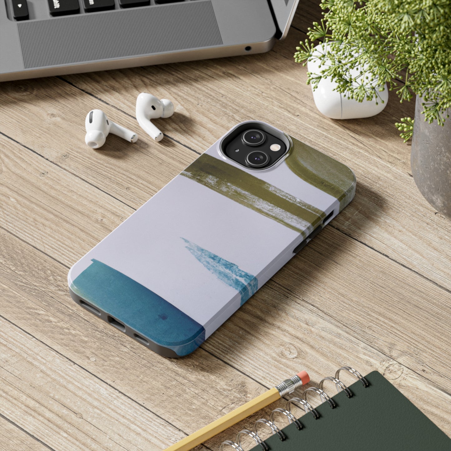 Strong Apple iPhone Case Ft. Minimal Simple Lines