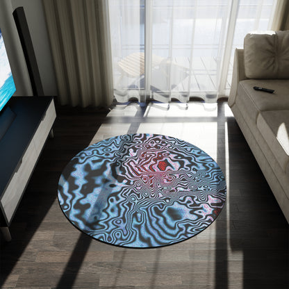 Malachite Opal Round Rug