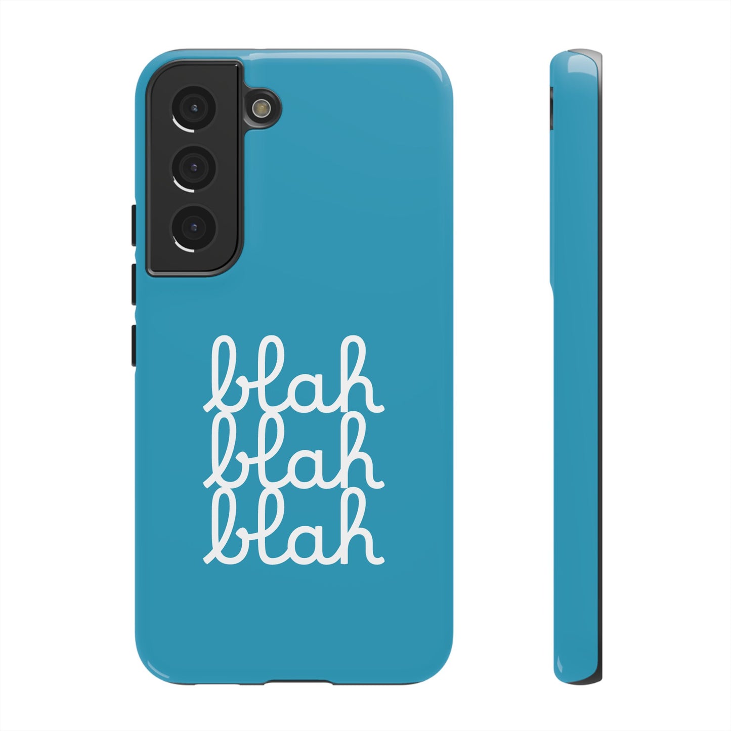 Tough Phone Case Ft. blahblahblah Turquoise