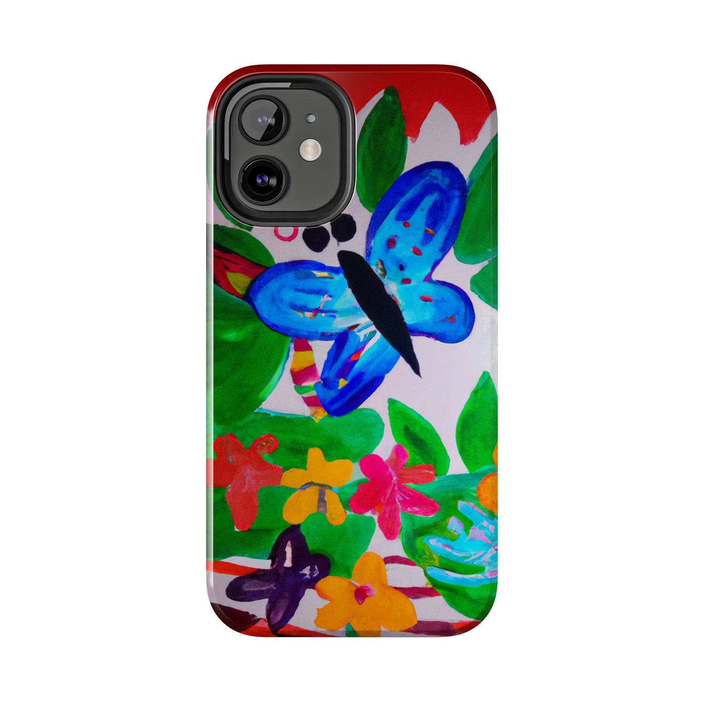 Tough Case-Mate iPhone Case Ft. Watercolor Butterfly