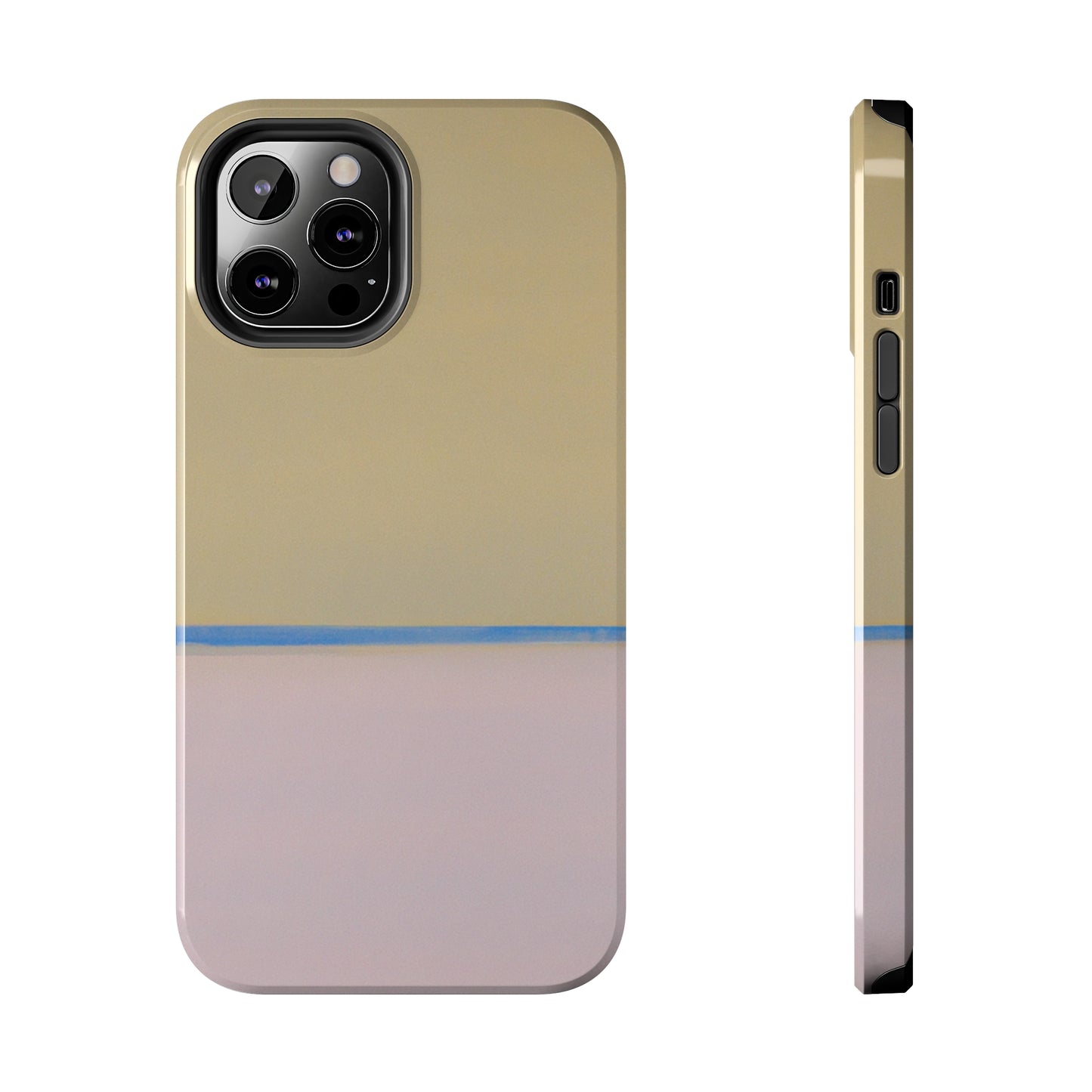 Strong Apple iPhone Case Ft. Minimal Thin Stripe