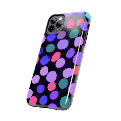 Tough Case-Mate iPhone Case Ft. Purple Dots