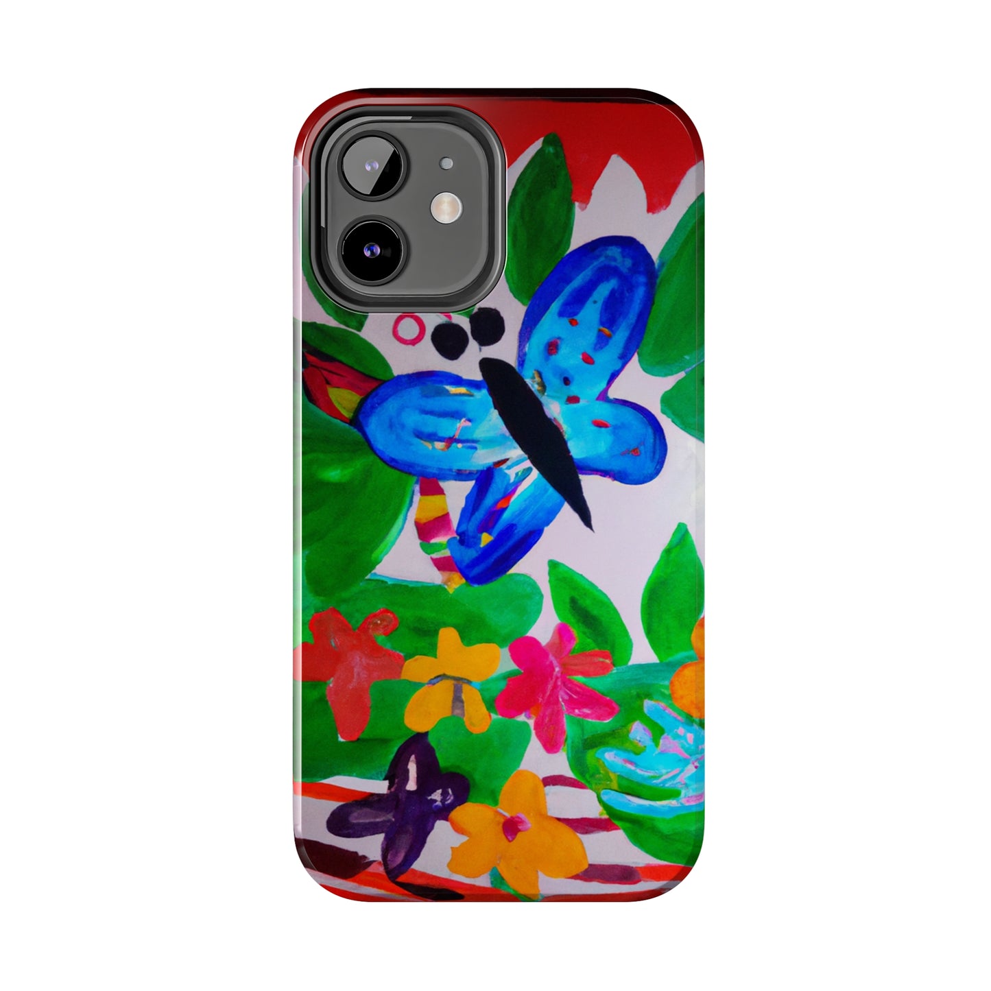 Tough Case-Mate iPhone Case Ft. Watercolor Butterfly