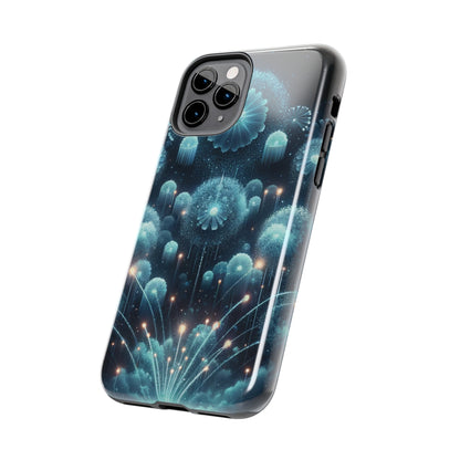 ToughDrop Apple iPhone Case Ft. Blue Dot New Year Fireworks