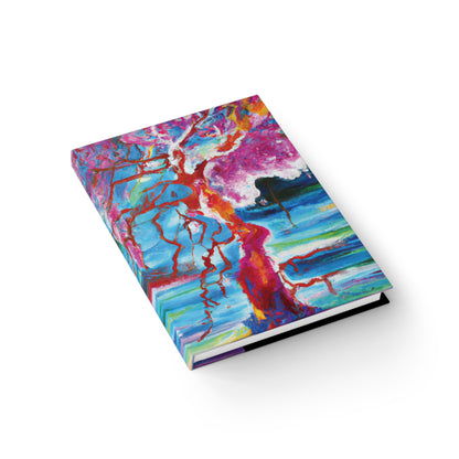 "Abstract Spirit Tree" Blank Page Journal