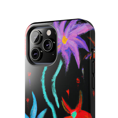 Tough Case-Mate iPhone Case Ft. Abstract Flowers