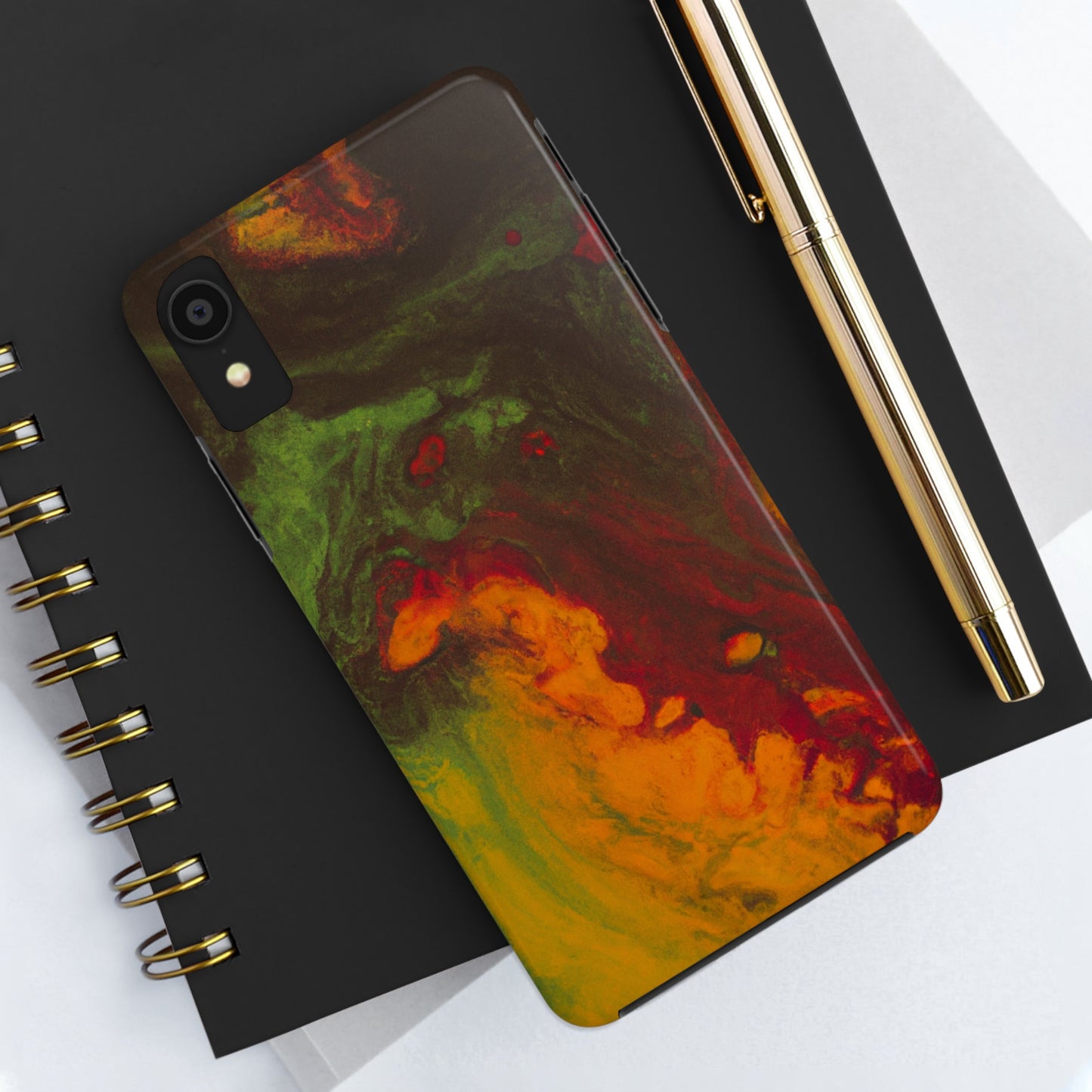 Tough Apple iPhone Case Ft. Abstract Gas Giant