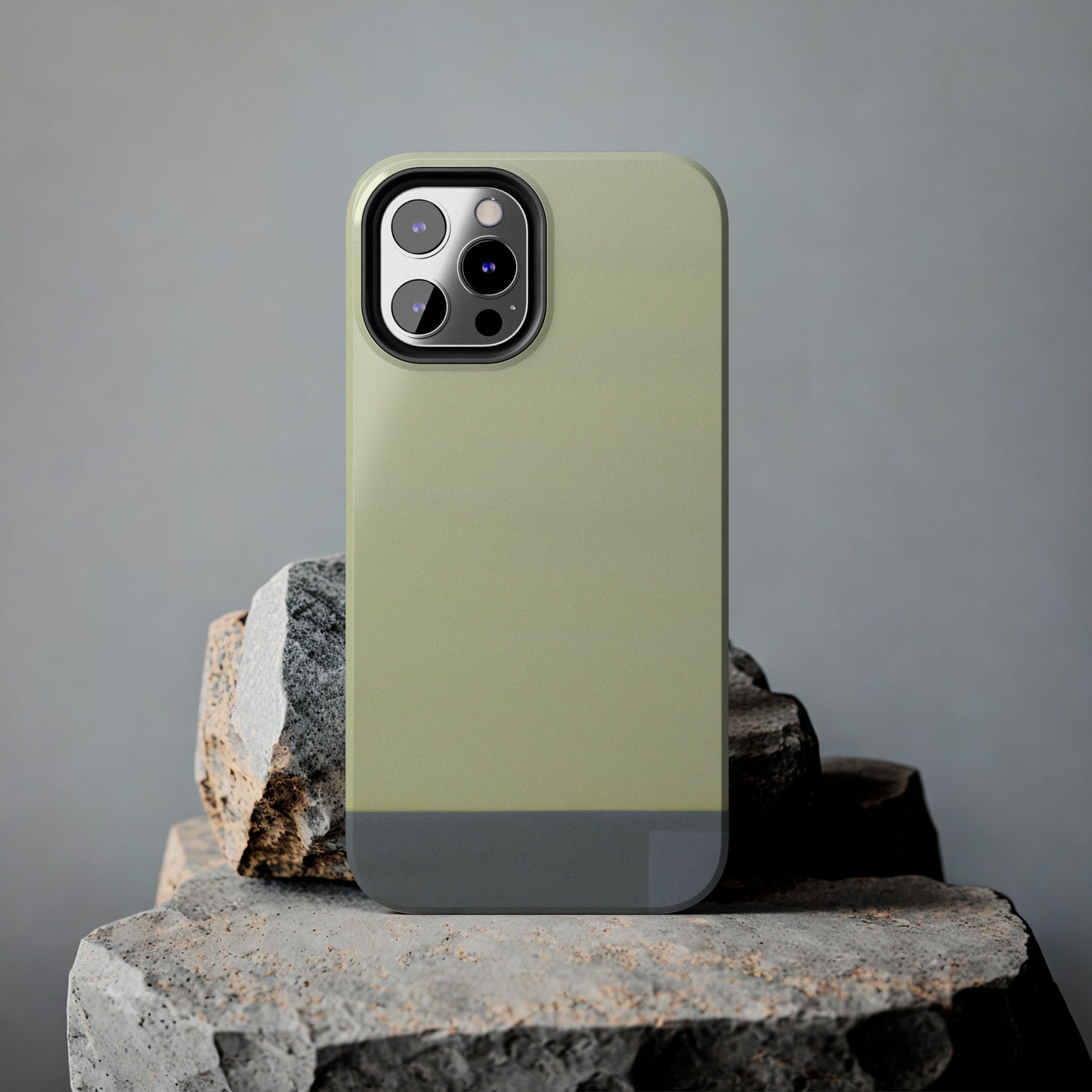 Strong Apple iPhone Case Ft. Minimal Gray Grey