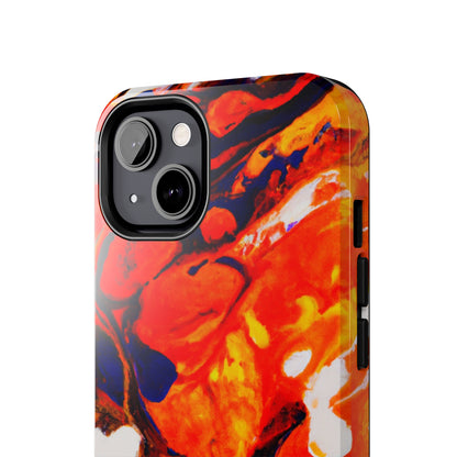 Tough Apple iPhone Cases Ft. Abstract Halloween Pumpkin