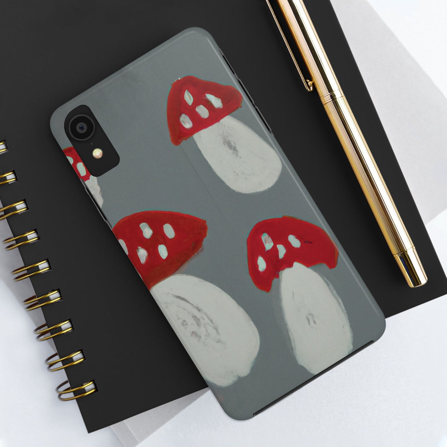 Tough Apple iPhone Cases Ft. Acrylic Mushrooms