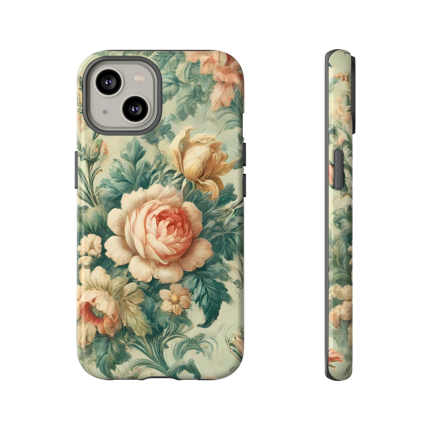 Tough Phone Case Ft. Cottagecore Rose