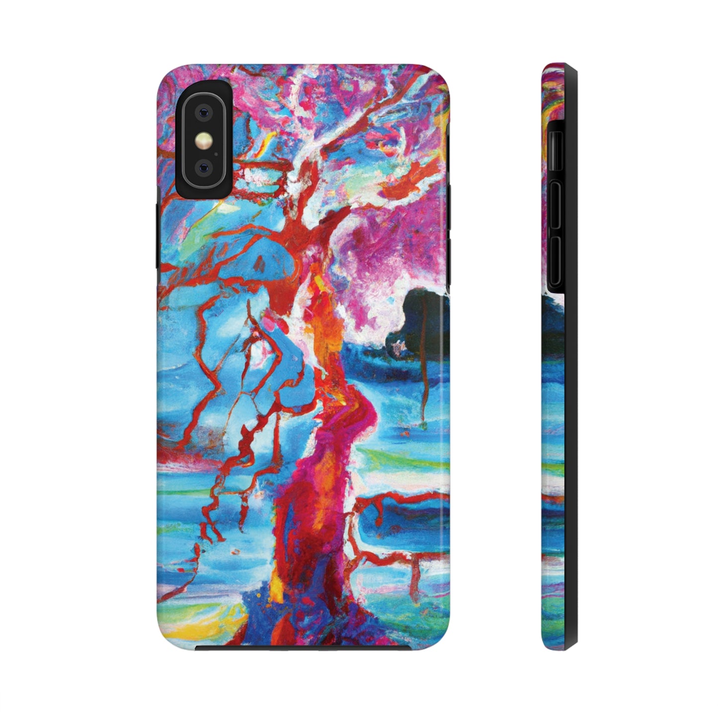 Tough Apple iPhone Cases Ft. Abstract Spirit Tree